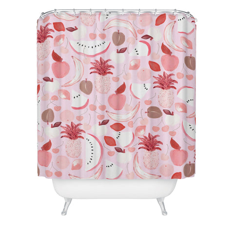 Lisa Argyropoulos Fruit Punch Blushing Shower Curtain