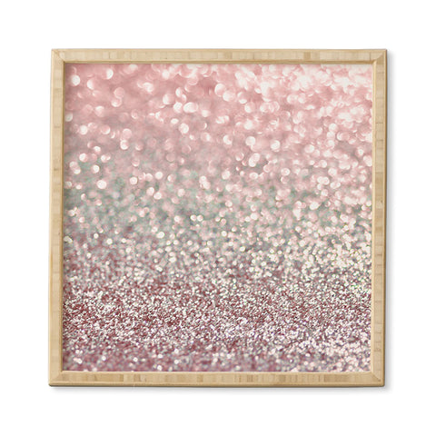 Lisa Argyropoulos Girly Pink Snowfall Framed Wall Art