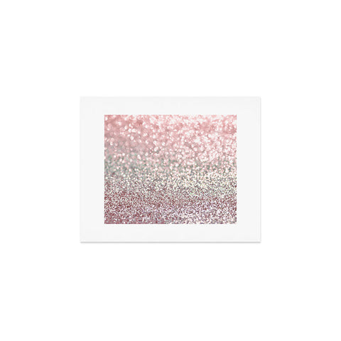 Lisa Argyropoulos Girly Pink Snowfall Art Print