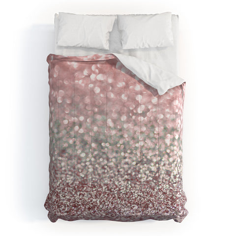 Lisa Argyropoulos Girly Pink Snowfall Comforter