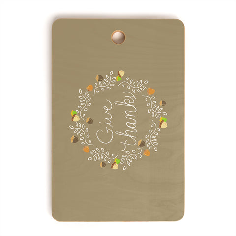 Lisa Argyropoulos Giving Thanks Cutting Board Rectangle
