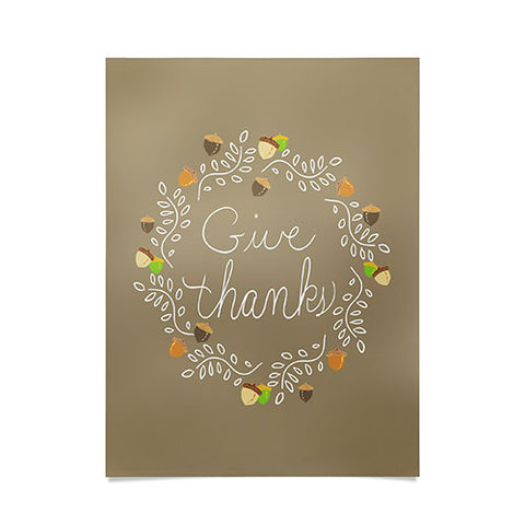 Lisa Argyropoulos Giving Thanks Poster