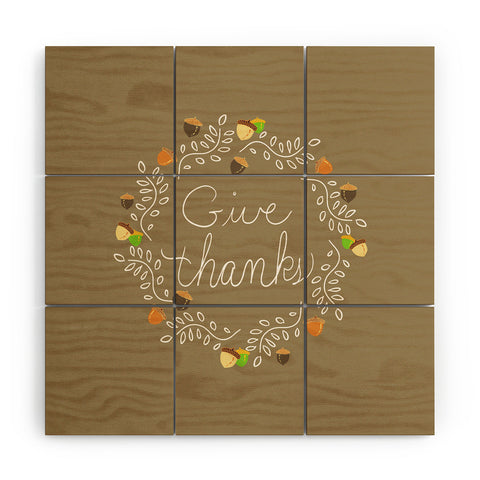 Lisa Argyropoulos Giving Thanks Wood Wall Mural