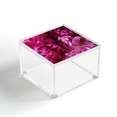 Lisa Argyropoulos Glamour Pink Peonies Acrylic Box