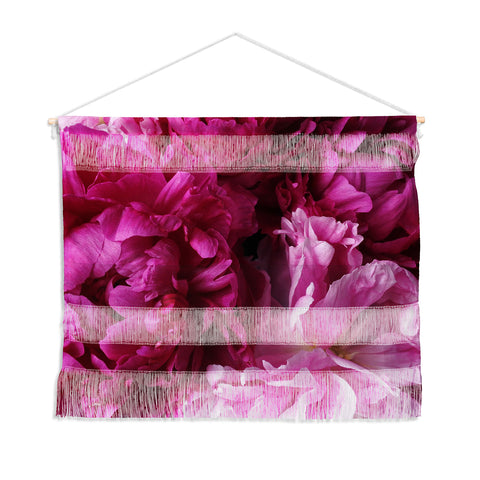 Lisa Argyropoulos Glamour Pink Peonies Wall Hanging Landscape
