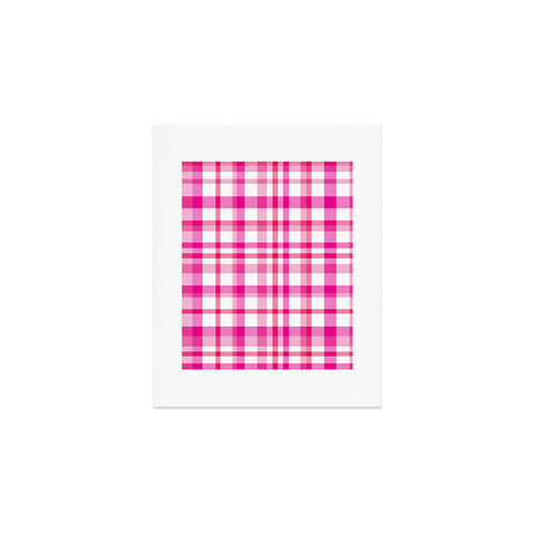 Lisa Argyropoulos Glamour Pink Plaid Art Print