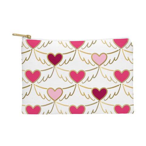 Lisa Argyropoulos Golden Wings of Love White Pouch