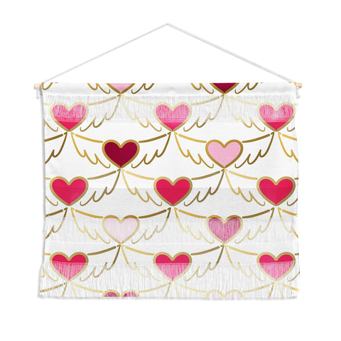 Lisa Argyropoulos Golden Wings of Love White Wall Hanging Landscape