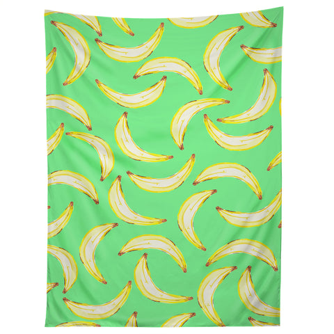 Lisa Argyropoulos Gone Bananas Green Tapestry