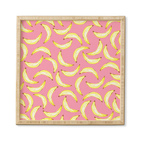 Lisa Argyropoulos Gone Bananas In Pink Framed Wall Art