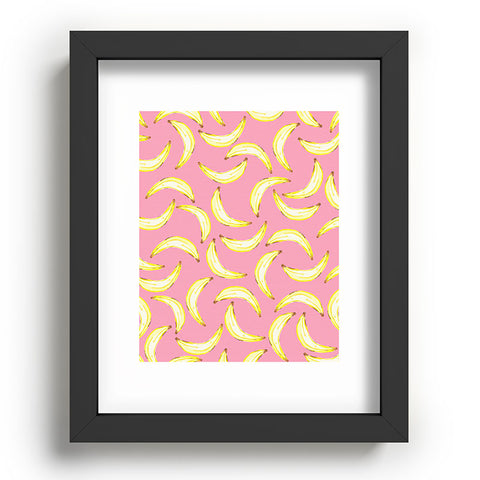 Lisa Argyropoulos Gone Bananas In Pink Recessed Framing Rectangle