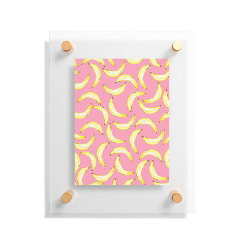 Lisa Argyropoulos Gone Bananas In Pink Floating Acrylic Print