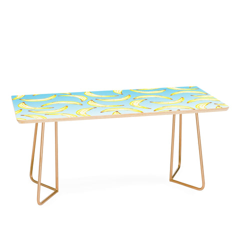 Lisa Argyropoulos Gone Bananas Ombre Blue Coffee Table