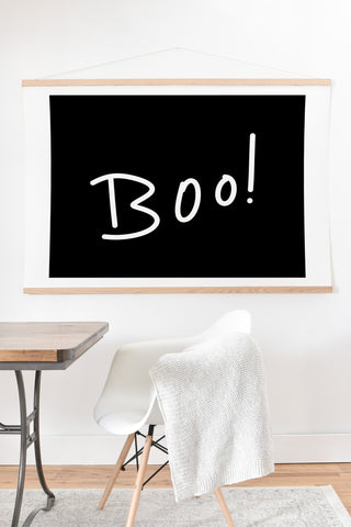 Lisa Argyropoulos Halloween Boo Art Print And Hanger