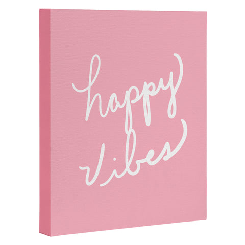 Lisa Argyropoulos Happy Vibes Blushly Art Canvas