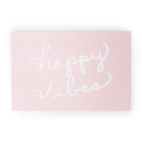 Lisa Argyropoulos happy vibes Welcome Mat