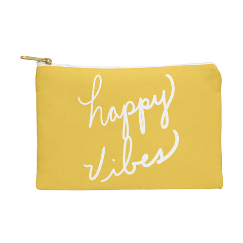 Lisa Argyropoulos Happy Vibes Yellow Pouch
