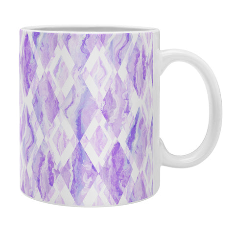 Lisa Argyropoulos Harlequin Marble Lavender Coffee Mug