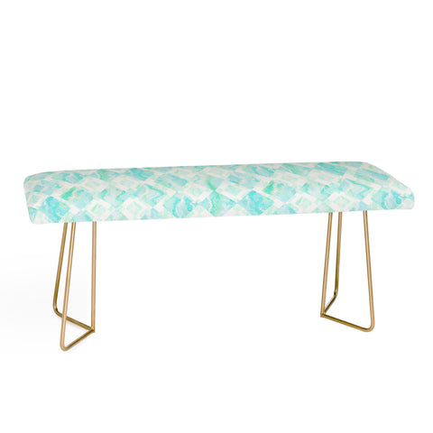 Lisa Argyropoulos Harlequin Marble Mint Bench