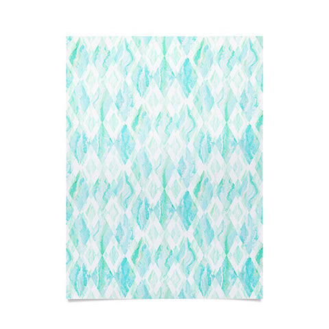 Lisa Argyropoulos Harlequin Marble Mint Poster