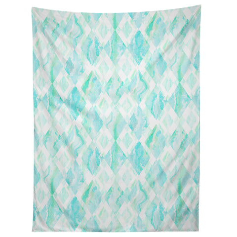 Lisa Argyropoulos Harlequin Marble Mint Tapestry