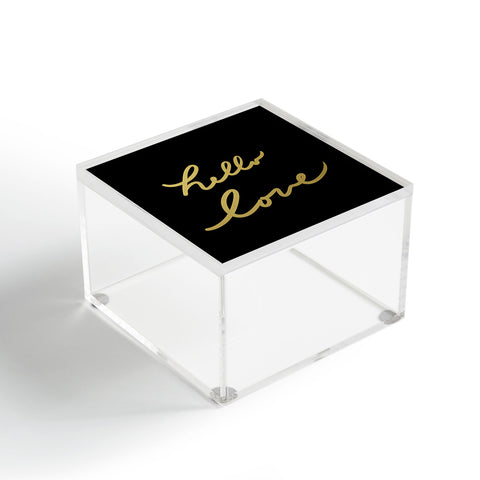 Lisa Argyropoulos hello love Acrylic Box