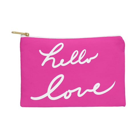 Lisa Argyropoulos Hello Love Glamour Pink Pouch