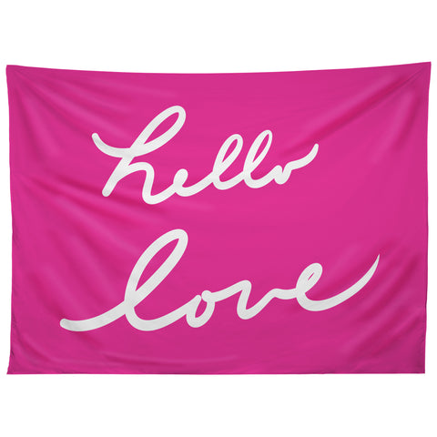 Lisa Argyropoulos Hello Love Glamour Pink Tapestry