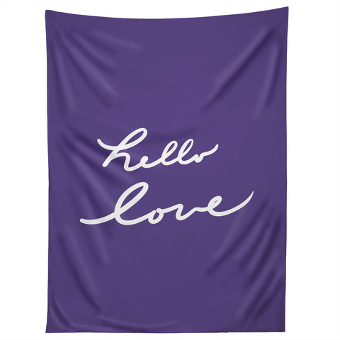 Lisa Argyropoulos Hello Love Violet Tapestry