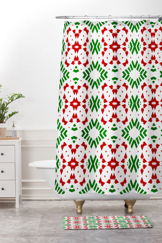Lisa Argyropoulos Holiday At The Lodge Shower Curtain And Mat