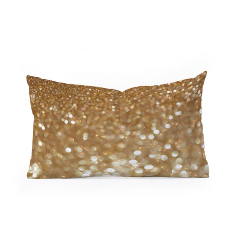 Lisa Argyropoulos Holiday Gold Oblong Throw Pillow