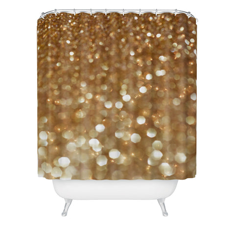 Lisa Argyropoulos Holiday Gold Shower Curtain