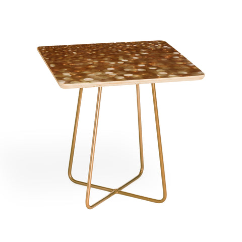 Lisa Argyropoulos Holiday Gold Side Table