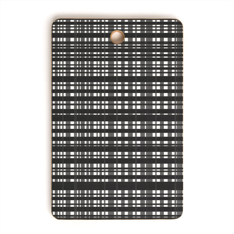 Lisa Argyropoulos Holiday Plaid Modern Coordinate Cutting Board Rectangle