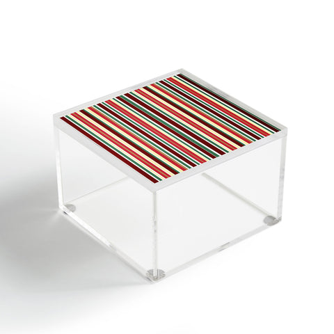 Lisa Argyropoulos Holiday Traditions Stripe Acrylic Box