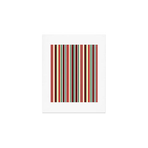 Lisa Argyropoulos Holiday Traditions Stripe Art Print
