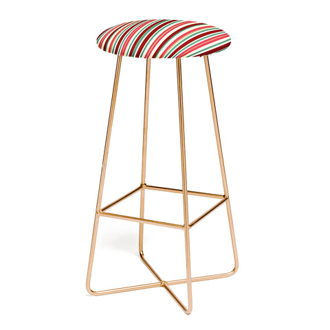 Lisa Argyropoulos Holiday Traditions Stripe Bar Stool