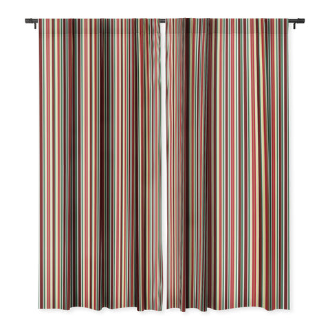 Lisa Argyropoulos Holiday Traditions Stripe Blackout Window Curtain