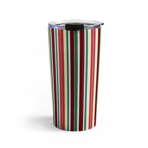 Lisa Argyropoulos Holiday Traditions Stripe Travel Mug