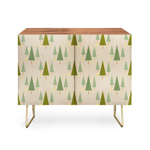 Lisa Argyropoulos Holiday Trees Neutral Credenza