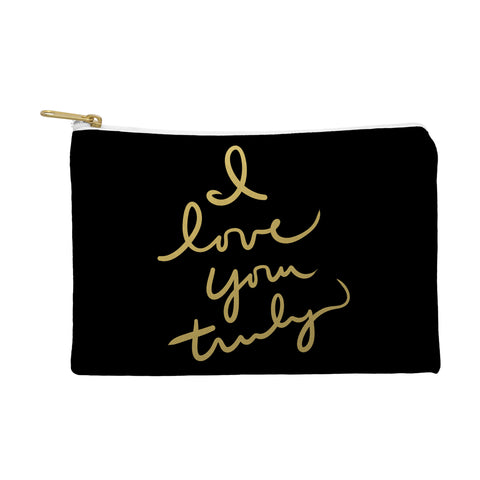 Lisa Argyropoulos I Love You Truly in Black Pouch