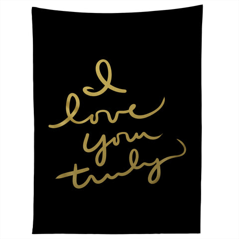 Lisa Argyropoulos I Love You Truly in Black Tapestry