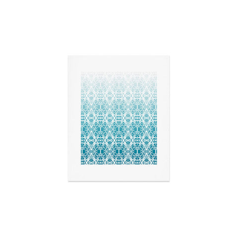 Lisa Argyropoulos Intricate Ombre Blue Art Print
