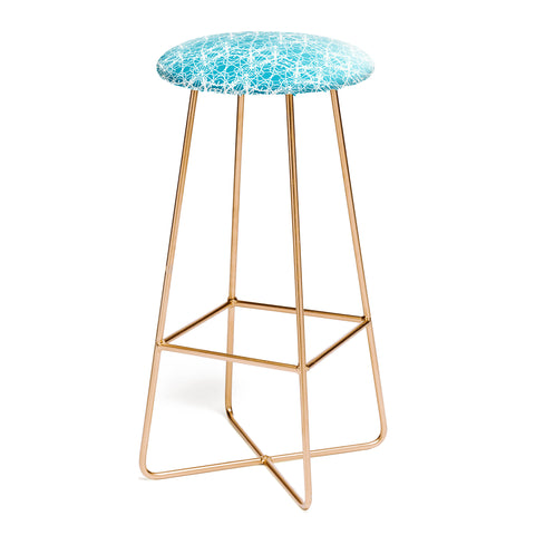 Lisa Argyropoulos Intricate Ombre Blue Bar Stool