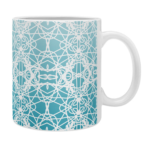 Lisa Argyropoulos Intricate Ombre Blue Coffee Mug