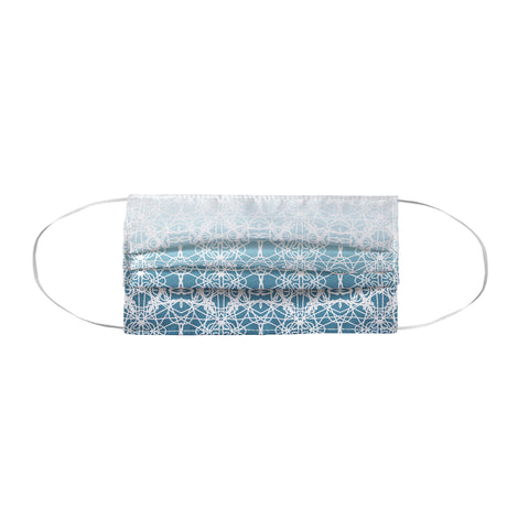 Lisa Argyropoulos Intricate Ombre Blue Face Mask