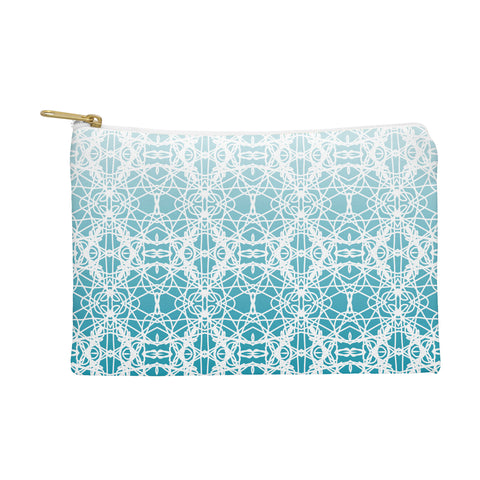 Lisa Argyropoulos Intricate Ombre Blue Pouch