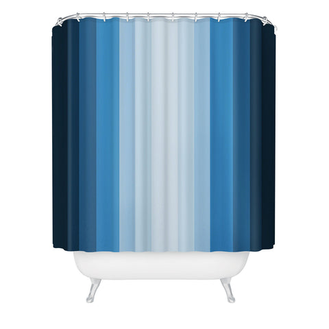 Lisa Argyropoulos Jazzy Blues Shower Curtain