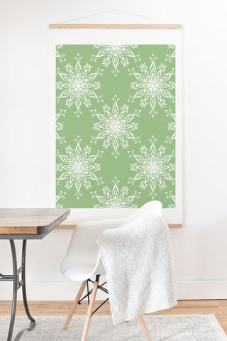 Lisa Argyropoulos La Boho Snow Sage Art Print And Hanger