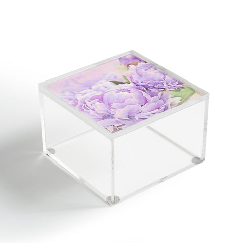 Lisa Argyropoulos Lavender Peonies Acrylic Box